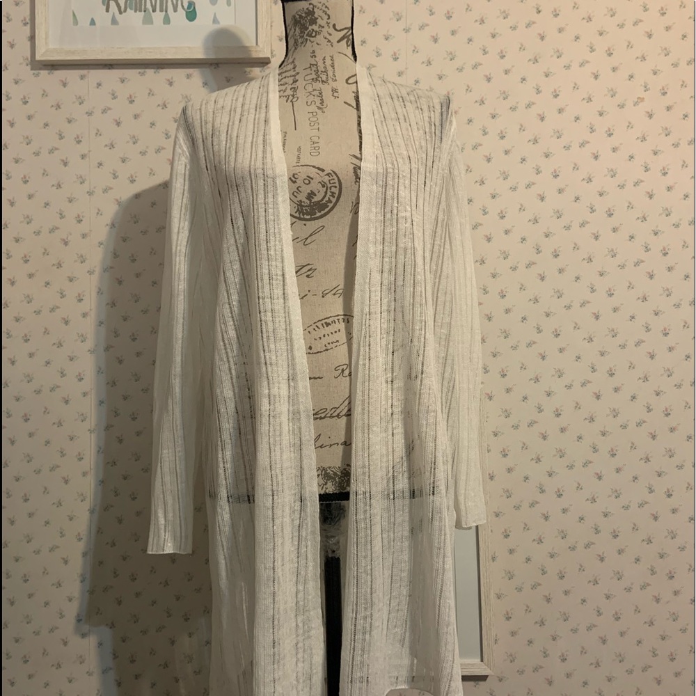 COPY - Eileen Fisher Fine Organic Linen Crepe Cardigan